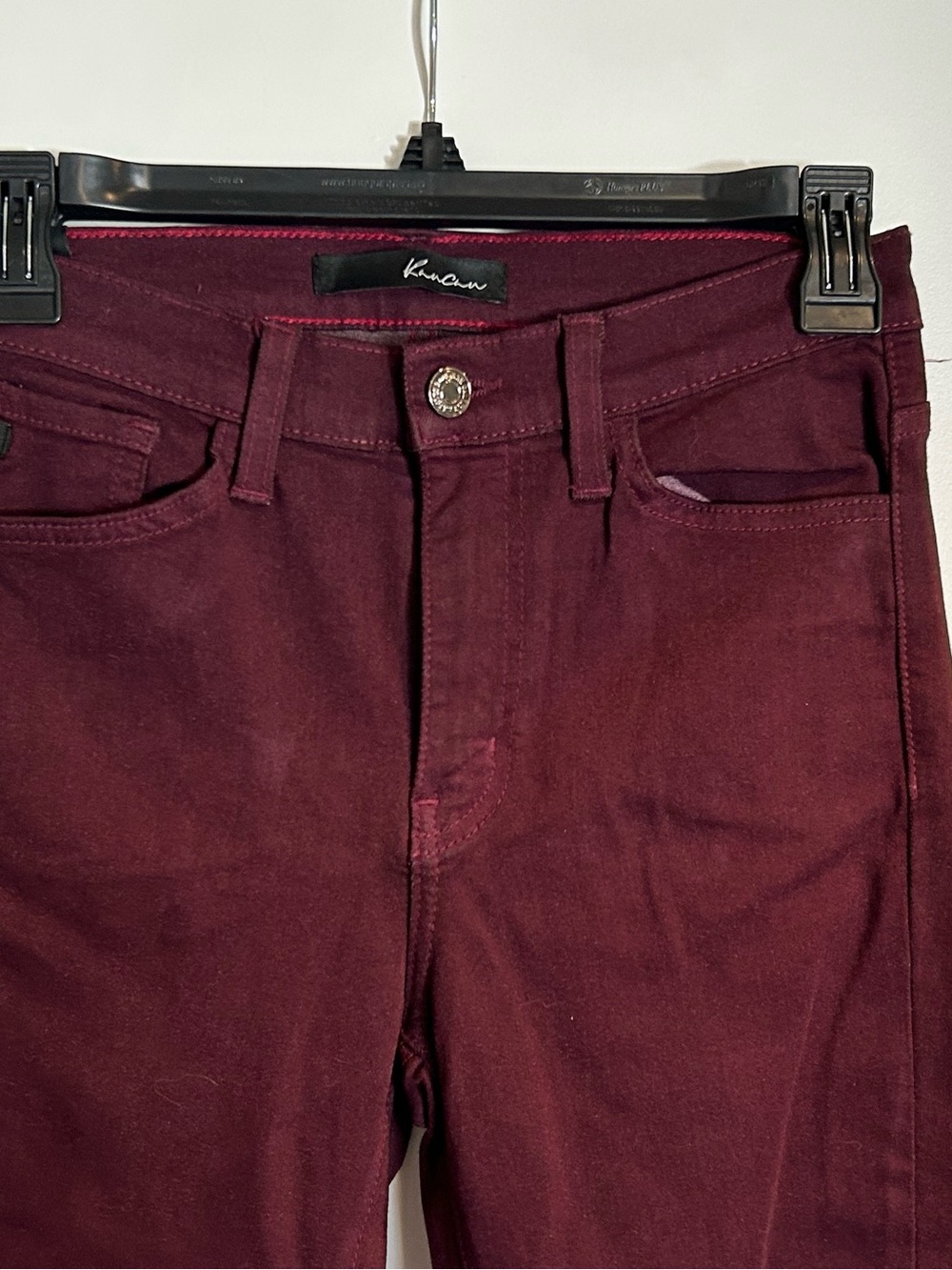 Kancan women’s Skinny Jeans in Burgundy